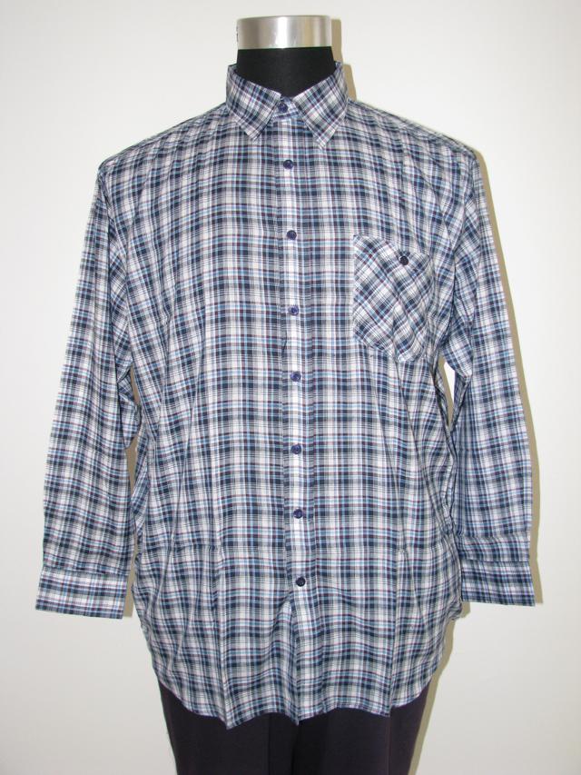 Chemise à carreaux manches courtes grandes tailles