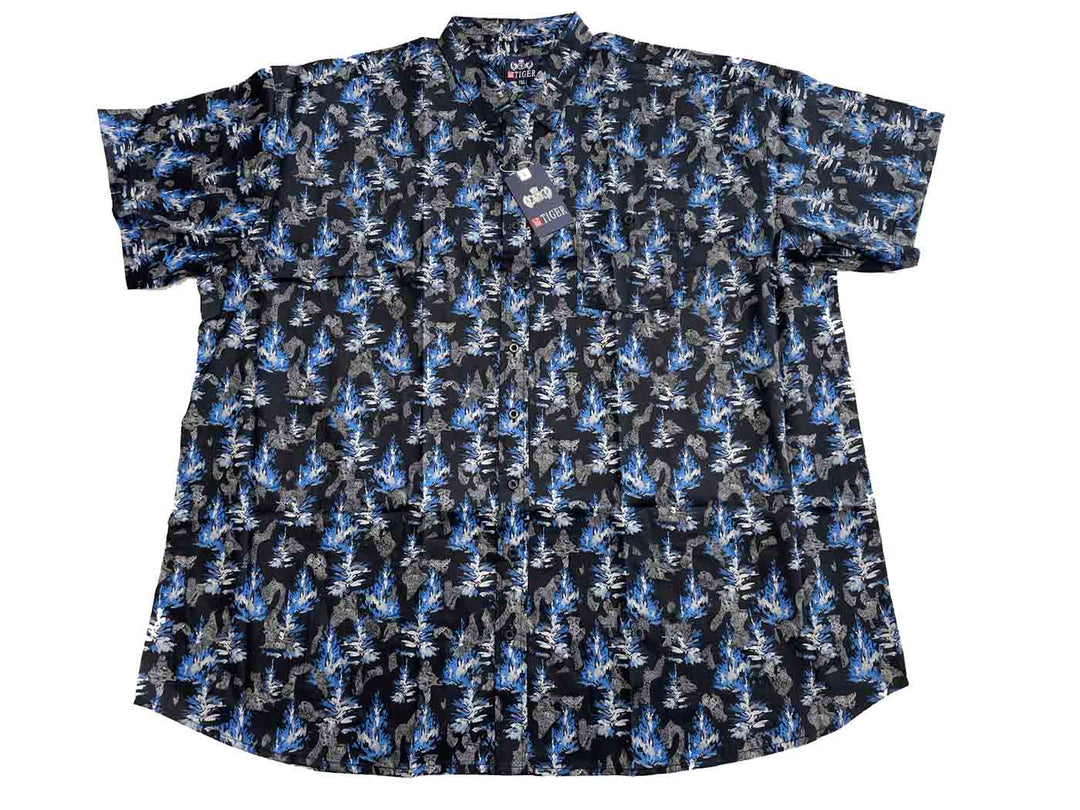 Karo Hemd kurzarm in Übergröße von BigTiger