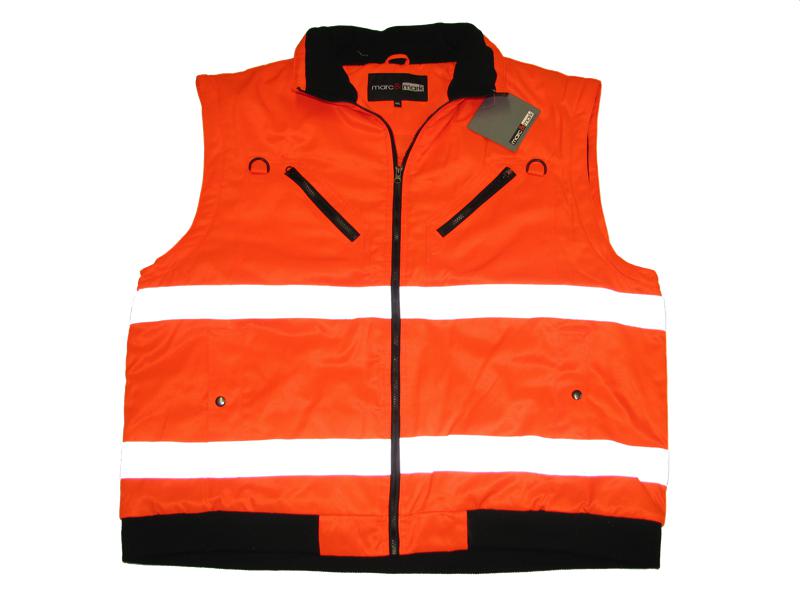 BigTiger Warnjacke Übergröße Herren – Signaljacke Orange