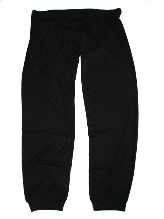 Schwarze Skiwäsche Hose von Allsize in übergröße herren passend für kalte Wintertage