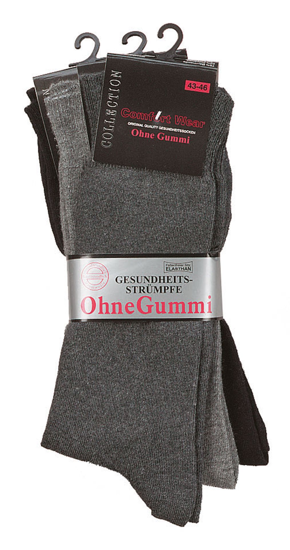 3 paar Gesundheits ohne Gummi in Übergröße von Wowerath