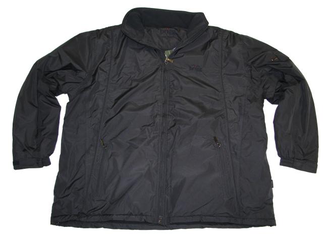 Schwarze Brigg Winterjacke Herren mit Reißverschluss und Taschen ideal für kaltes Wetter